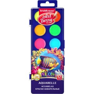 Acuarele Neon cu protecție UV EK ArtBerry 12/set