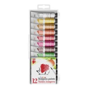 Acuarele tempera ICO Arici 12 ml 12 culori/set