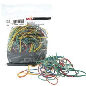 Benzi de cauciuc multicolore Forster 100 g/pungă